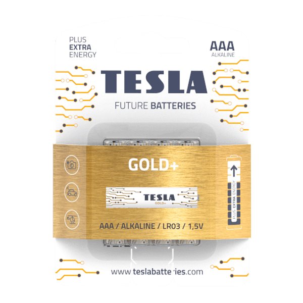 Tesla - baterie AAA GOLD+, 4ks, LR03 1099137207