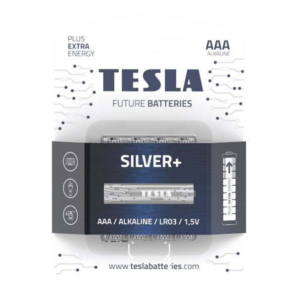 Tesla - baterie AAA SILVER+, 4 ks, LR03 1099137217