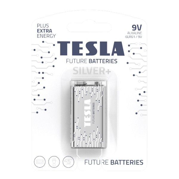 Tesla - baterie 9V SILVER+, 1 ks, 6LR61 1099137211