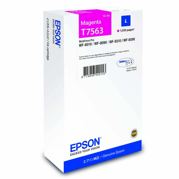 Epson Ink cartridge Magenta DURABrite Pro, size L C13T756340