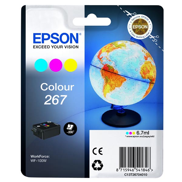 Epson Singlepack Colour 267 ink cartridge C13T26704010