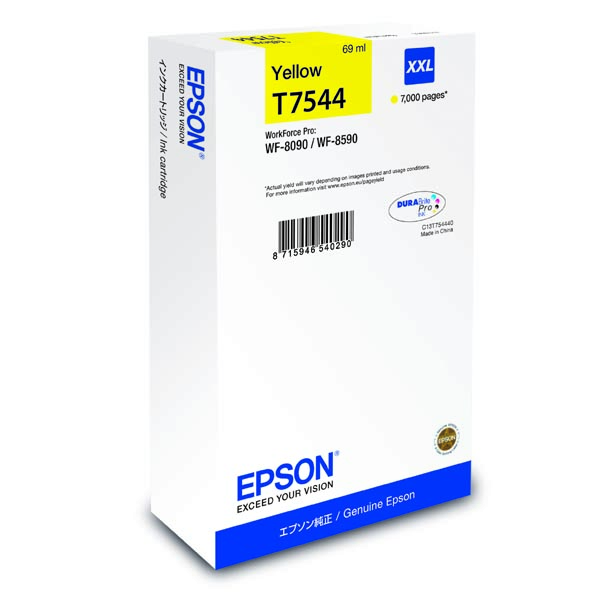 Epson WF-8x90 Series Ink Cartridge XXL Yellow C13T754440
