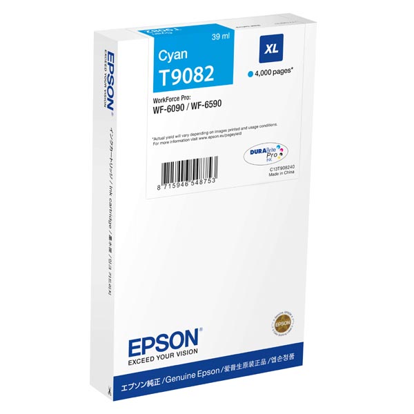 Epson Ink Cartridge XL Cyan C13T90824N