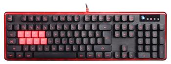 Klávesnice - A4tech Bloody B2278 podsvícená herní klávesnice, USB, CZ B2278 RED