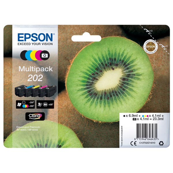 Epson multipack 5 barev,202 Premium Ink,standard C13T02E74010