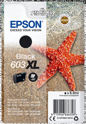 Epson siglepack, Black 603XL C13T03A14010