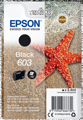 Epson singlepack, Black 603 C13T03U14010