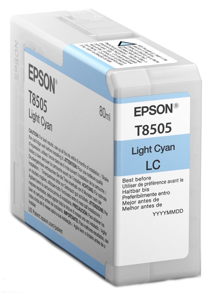 Epson Singlepack Photo Light Cyan T850500 UltraChrome HD ink 80ml C13T850500
