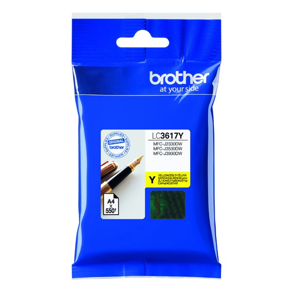 Brother LC-3617Y (inkoust yellow, 550 str.) LC3617Y