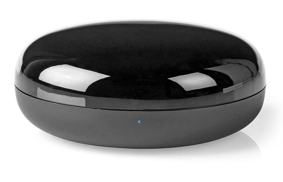 NEDIS chytrý univerzální Wi-Fi dálkový ovladač/ infračervený/ Google Home/ Alexa/ černý WIFIRC10CBK