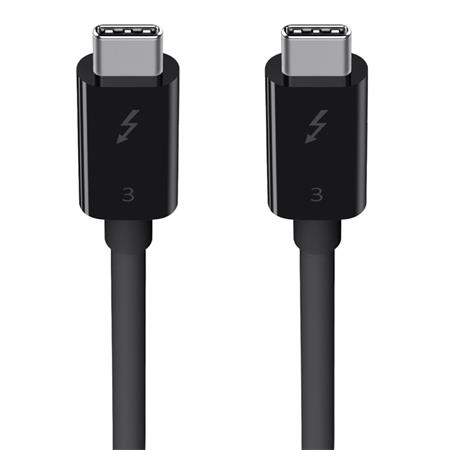 Belkin kabel USB-C to USB-C - ThunderBolt 3 - 0,8m F2CD084BT0.8MBK