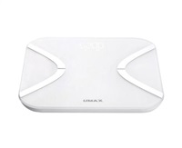Umax chytrá váha Smart Scale US20E, 0,2 – 180 kg, Bluetooth 4.0, 11 tělesných parametrů,čeština,bílá UB601