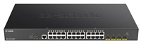 D-link DGS-1250-28XMP, Smart switch 24x Gb PoE+, 4x 1G/10G SFP+, 370W DGS-1250-28XMP/E