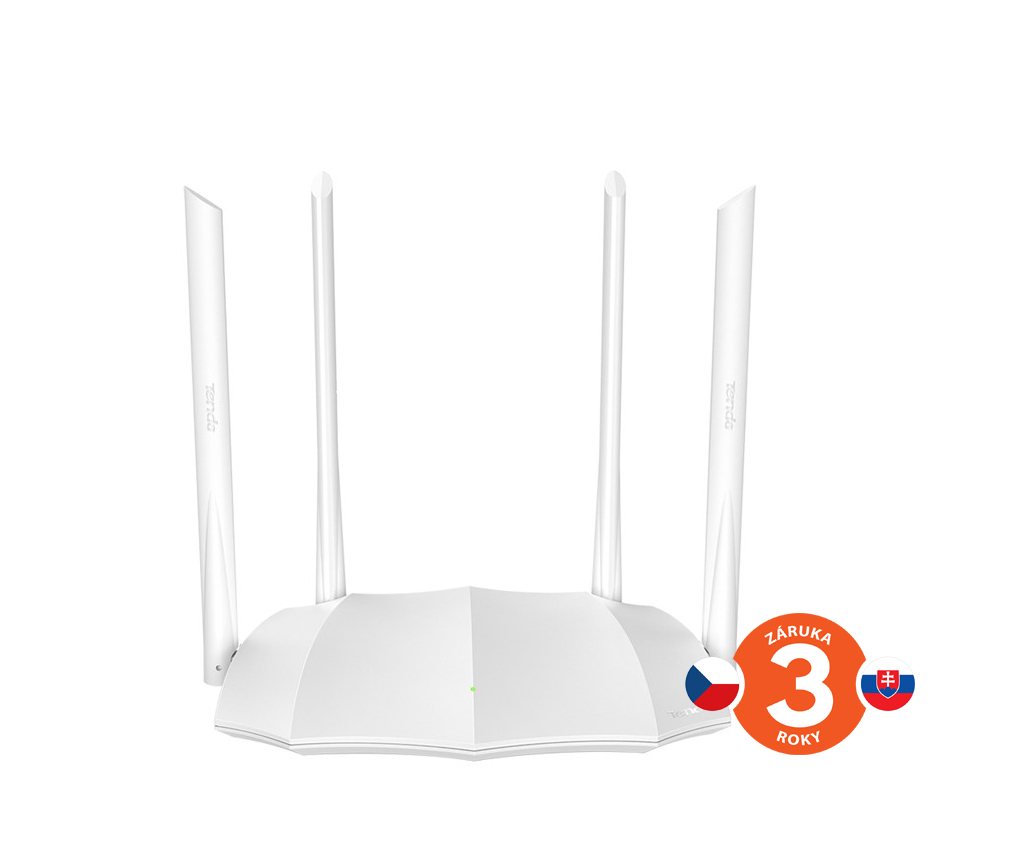 Tenda AC5 WiFi AC Router 1200Mb/s, VPN server/klient, WISP, Universal Repeater, 4x5dBi antény 75011827