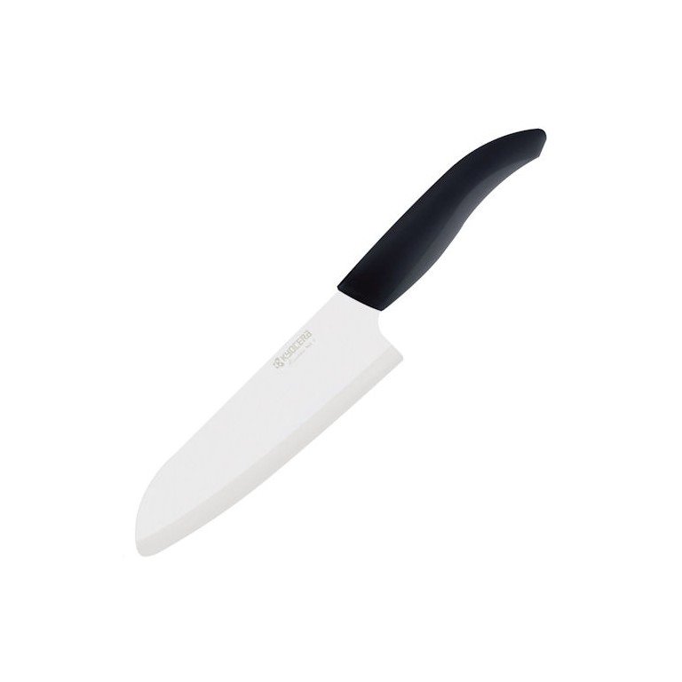 Kyocera keramický profesionální kuchňský nůž s bílou čepelí 16 cm/ černá rukojeť FK-160WH-BK