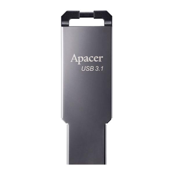 Apacer USB flash disk, 3.1,, 32GB, AH360, stříbrný, AP32GAH360A-1, s poutkem