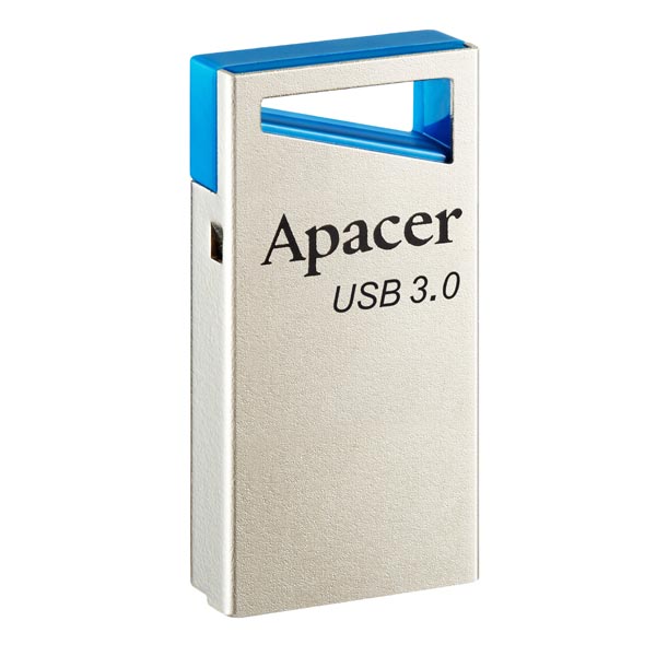 Apacer USB flash disk, 3.0, 64GB, AH155, stříbrný, stříbrná, AP64GAH155U-1