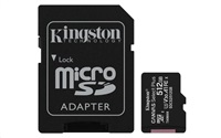 Kingston 512GB microSDXC Canvas Select Plus, A1 CL10 100MB/s+adapter SDCS2/512GB
