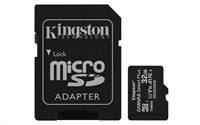 Kingston 32GB microSDHC Canvas Select Plus, A1 CL10 100MB/s+adapter SDCS2/32GB