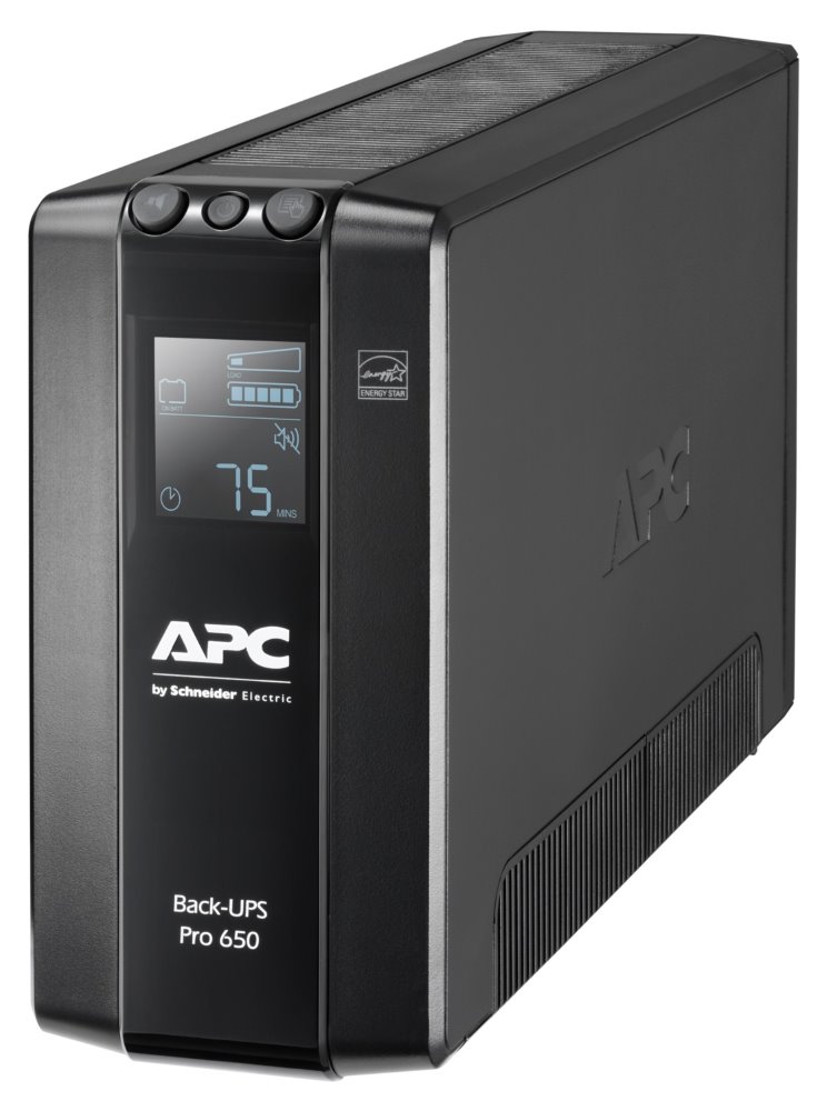 APC Back UPS Pro BR 650VA, 6 Outlets, AVR, LCD Interface BR650MI