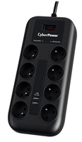CyberPower Surge Buster™ 8 zásuvek, 2xUSB, 1.8m, New P0820SUF0-FR