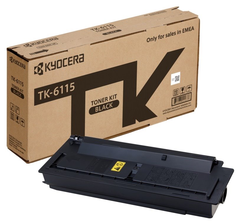 Kyocera toner TK-6115, 15 000 A4, černý, pro ECOSYS M4125idn, M4132idn