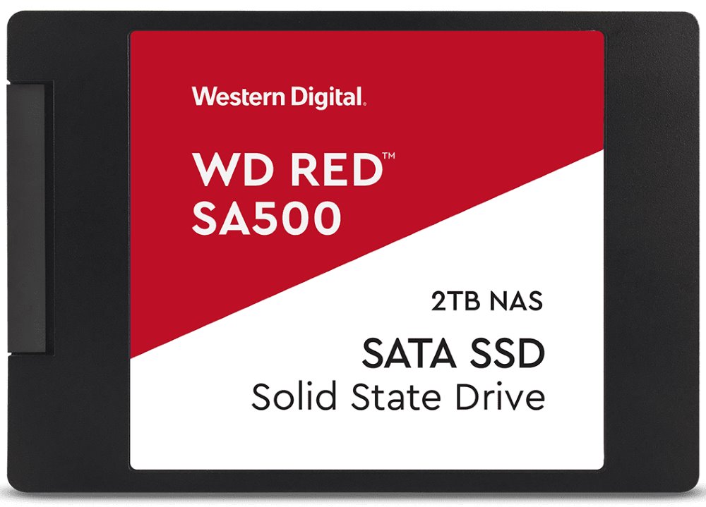 WD SSD 2,5" 2TB Red SA500, SATAIII 7mm WDS200T1R0A