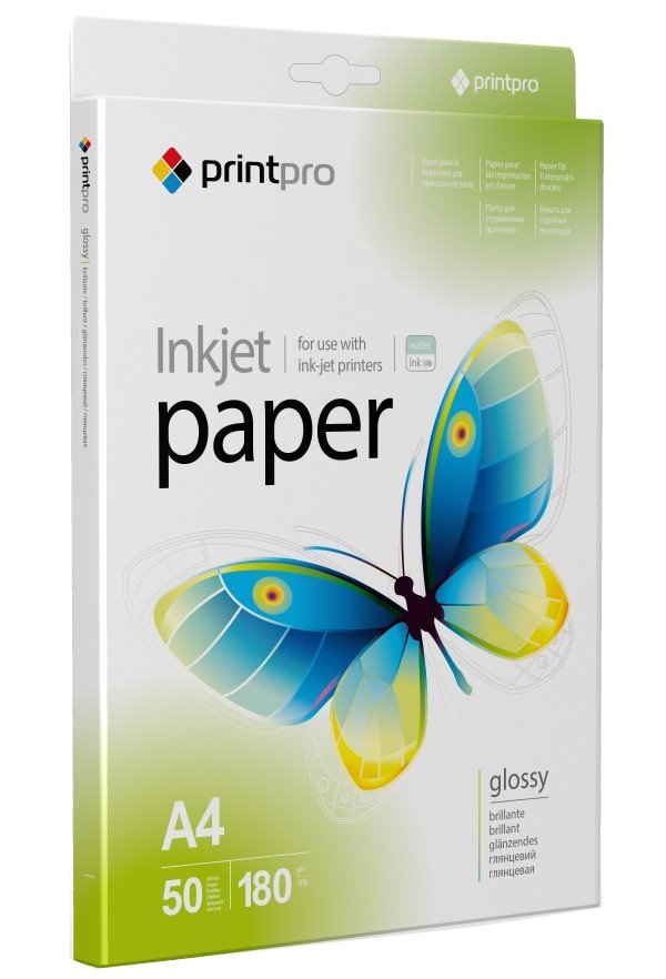 Colorway fotopapír Print Pro lesklý 180g/m2, A4/ 50 listů PGE180050A4