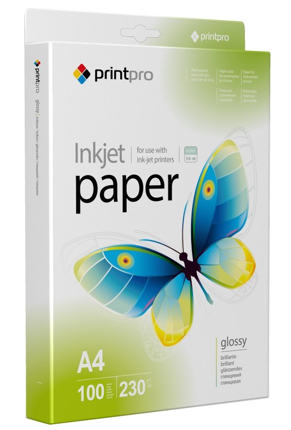 Colorway fotopapír Print Pro lesklý 230g/m2, A4/ 100 listů PGE230100A4