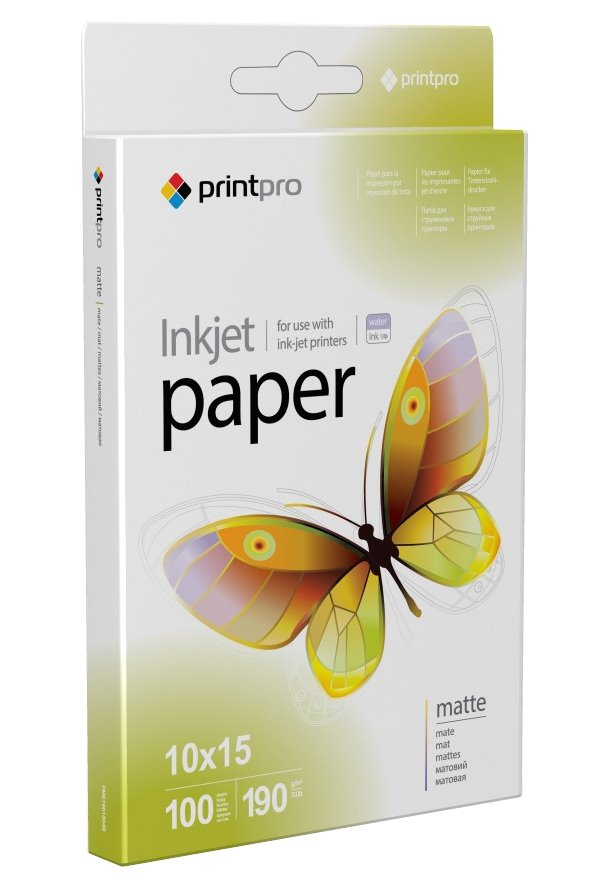 Colorway fotopapír Print Pro matný 190g/m2, 10x15/ 100 listů PME1901004R