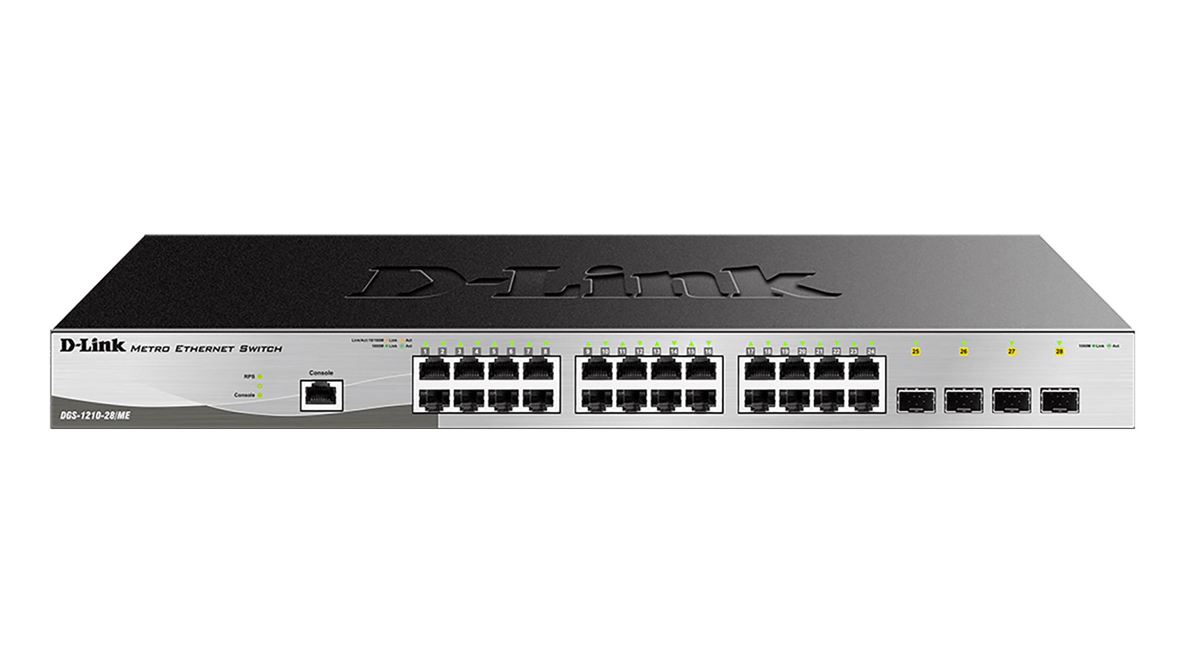 D-link DGS-1210-28/ME L2+, Gigabit Managed switch, 24x GbE, 4x SFP, Metro Ethernet DGS-1210-28/ME/E