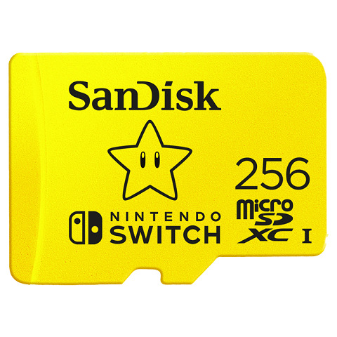 Sandisk Nintendo Switch microSDXC 256GB SDSQXAO-256G-GNCZN