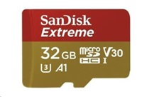 Sandisk Extreme microSDHC 32GB 100MB/s+adaptér SDSQXAF-032G-GN6MA