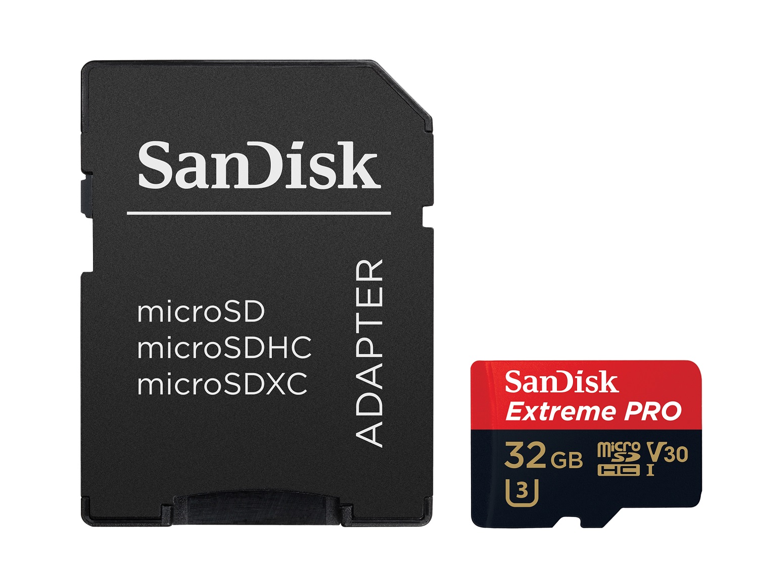 Sandisk Extreme Pro microSDHC 32GB 100MB/s+ada. SDSQXCG-032G-GN6MA
