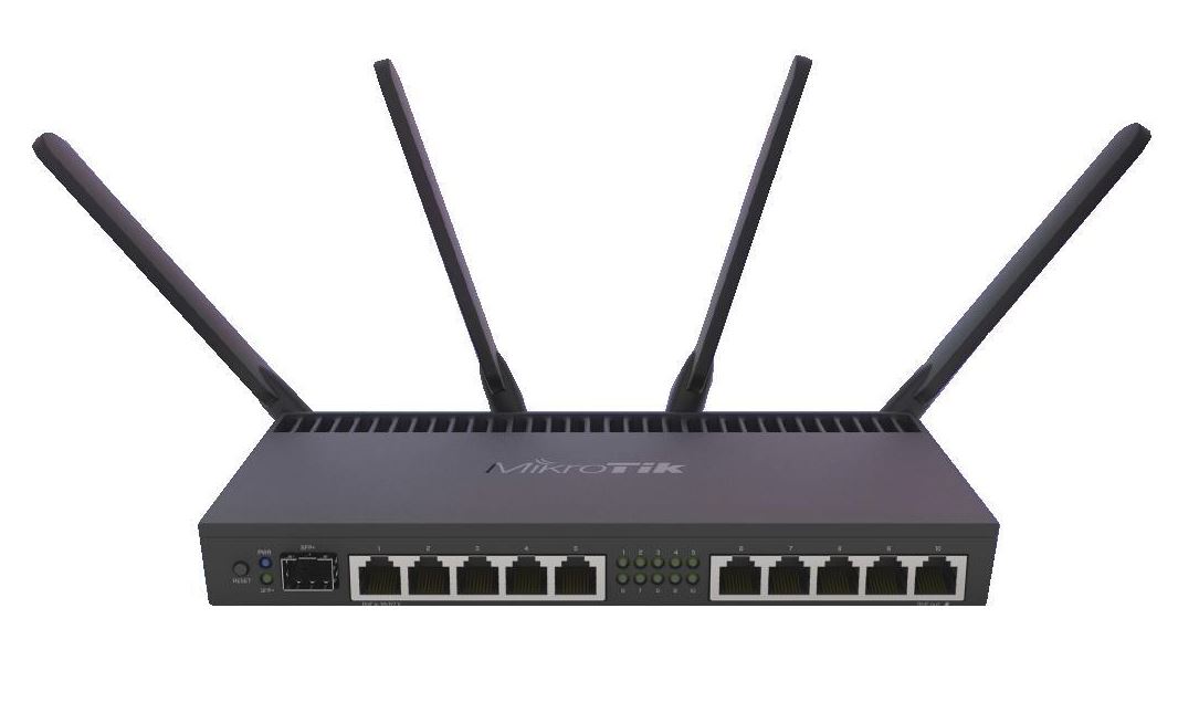 MikroTik RouterBOARD RB4011iGS+5HacQ2HnD, 4x 1,4 GHz, 10x Gigabit LAN, SFP+, 2,4, 5 GHz, 802.11ac, 4x4 MIMO L5 RB4011IGS+5HACQ2HND-IN