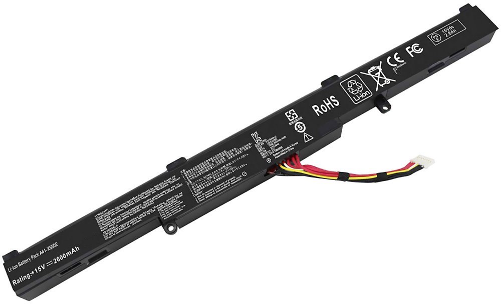 TRX baterie Asus/ 2600mAh/ pro A450E/ F450E/ F750LA/ F751/ K550D/ R751/ R752/ X450J/ X550E/ X750/ X751/ neorig. TRX-A41-X550E