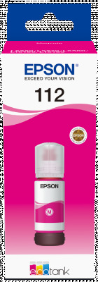Epson 112 EcoTank Pigment Magenta ink bottle C13T06C34A