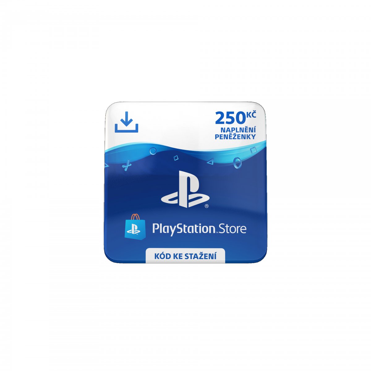 ESD CZ PlayStation Store el. peněženka - 250 Kč SCEE-CZ-00025000