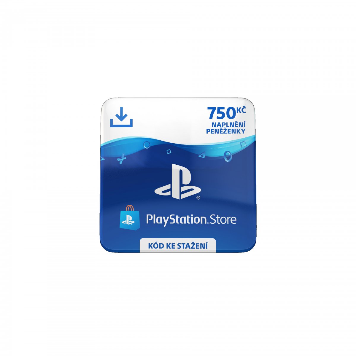 ESD CZ PlayStation Store el. peněženka - 750 Kč SCEE-CZ-00075000