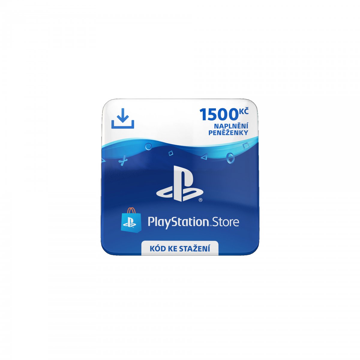 ESD CZ PlayStation Store el. peněženka - 1500 Kč SCEE-CZ-00150000