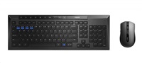 Rapoo 8200M Wireless Multi-Mode Optical Mouse and Keyboard Set Black CZ/SK 6940056182654