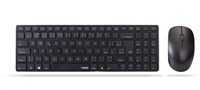 Rapoo klávesnice a myš 9300M Wireless Multi-Mode Slim Mouse and Ultra-Slim Keyboard Black 6940056184627