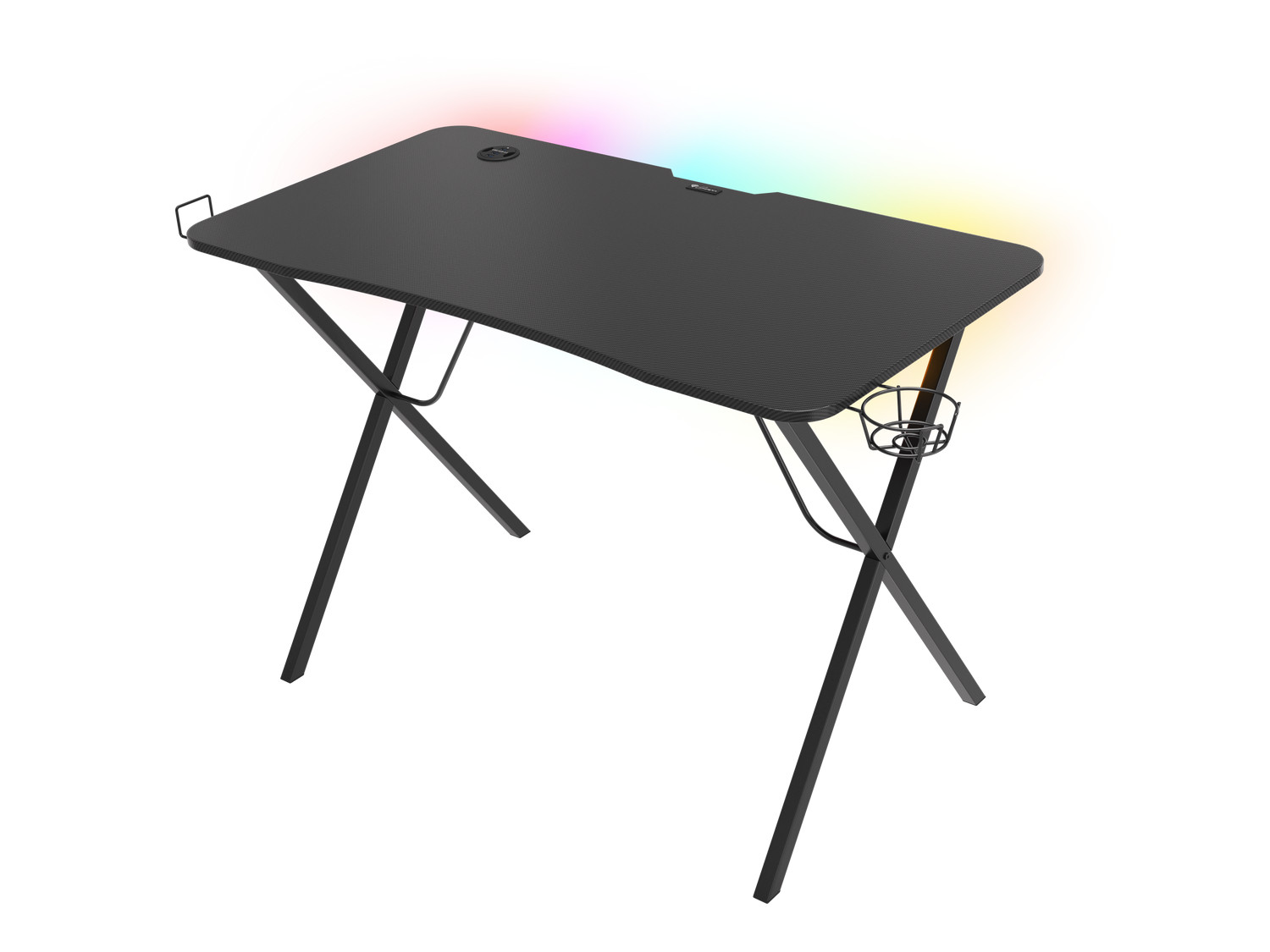 Natec Genesis Holm 300 RGB - herní stůl s RGB podsvícením NDS-1606