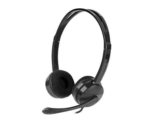 Natec NSL-1295 HEADSET CANARY WITH MICROPHONE BLACK
