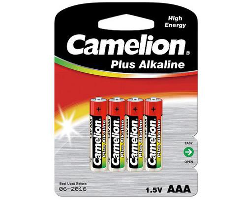 Camelion 4ks baterie PLUS ALKALINE AAA/LR03 blistr baterie alkalické (cena za 4pack) 11100403