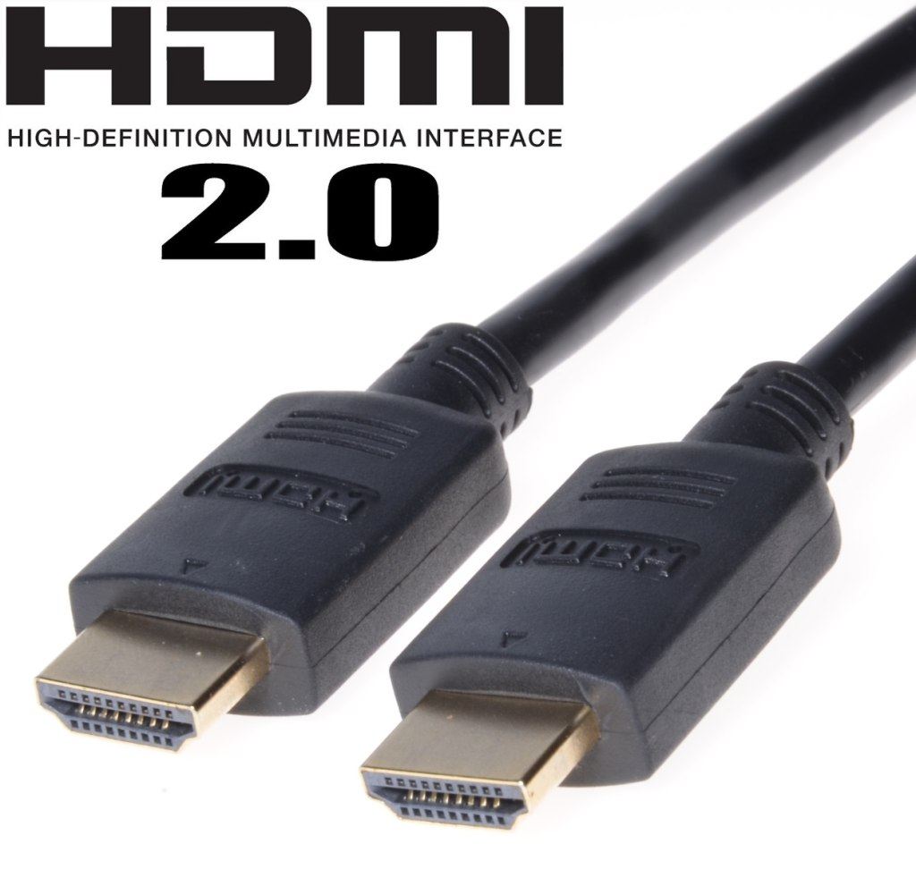 Premiumcord HDMI 2.0 High Speed+Ethernet, zlacené konektory, 2m KPHDM2-2