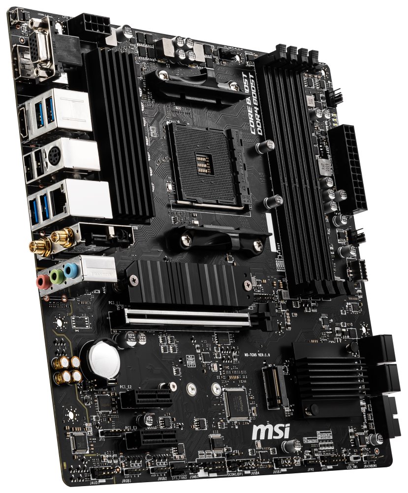 MSI B550M PRO-VDH WIFI, B550, AM4, 4x DDR4 DIMM, 2x M.2, D-Sub, HDMI, DP, Wi-Fi, mATX