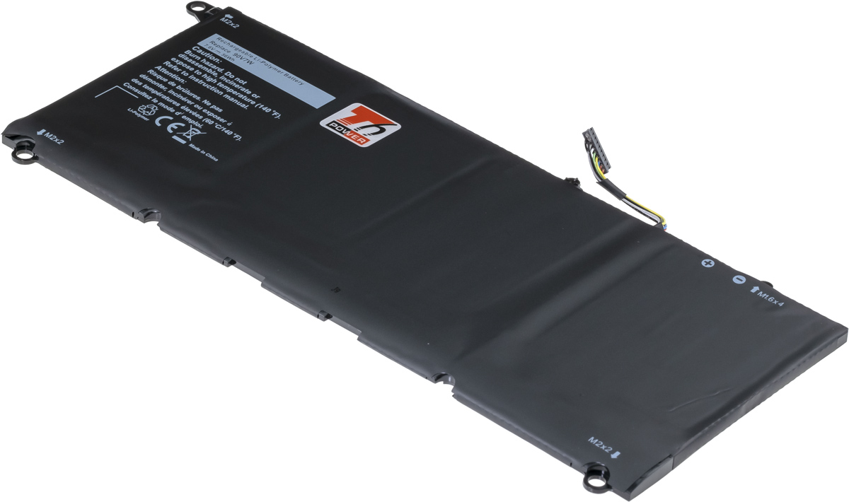T6 POWER Baterie Dell XPS 13 9343, 13 9350, 7368mAh, 56Wh, 4cell, Li-pol NBDE0166
