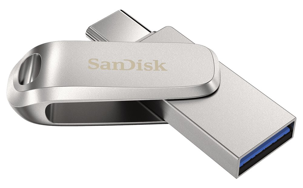 Sandisk Flash Disk 128GB Ultra Dual Drive Luxe USB 3.1 Type-C 150MB/s SDDDC4-128G-G46