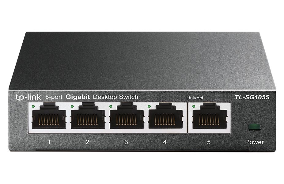 TP-Link TL-SG105S, Gbit 5-Port Unmanaged Switch Steel Case (P)